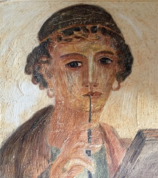 Pintura a l'estil pompeià realitzada per Atelier Versailles